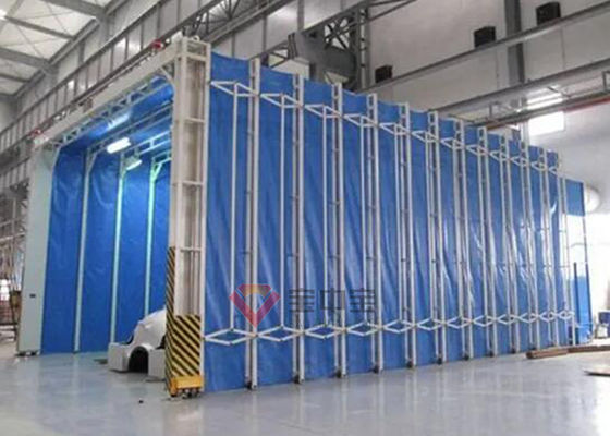 chất lượng Buồng phun sơn kính thiên văn cho các phôi lớn nặng nề Phòng sơn công nghiệp nhà máy sản xuất