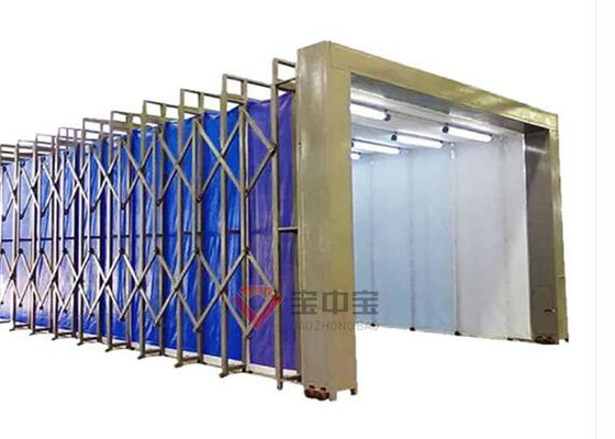 chất lượng Gian hàng phun theo dõi bằng kính thiên văn di động cho thiết bị công nghiệp cơ khí nhà máy sản xuất