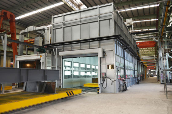 Hồ sơ thép Dây chuyền sơn Chế tạo kim loại Gian hàng sơn Dây chuyền sản xuất sơn phun