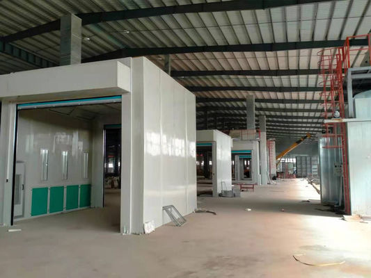 Dây chuyền sơn để sơn lại đầu xe tải cho gian hàng phun sơn xe tải