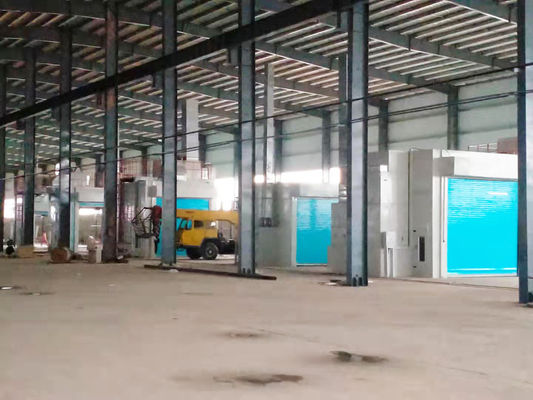 Gian hàng sơn xe tải để sơn sửa lại xe tải Buồng sơn xe tải cho xe đầu kéo