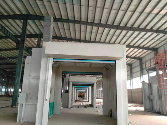 Phòng sơn cửa cuốn cho nhà máy xe tải Xe buýt Xe buýt phun sơn gian hàng thiết bị sơn