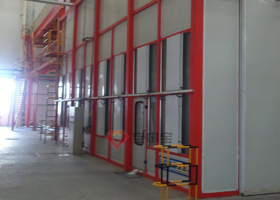 Dây chuyền phun tự động cho dây chuyền sơn máy móc hạng nặng trong nhà máy máy móc hạng nặng XCMG