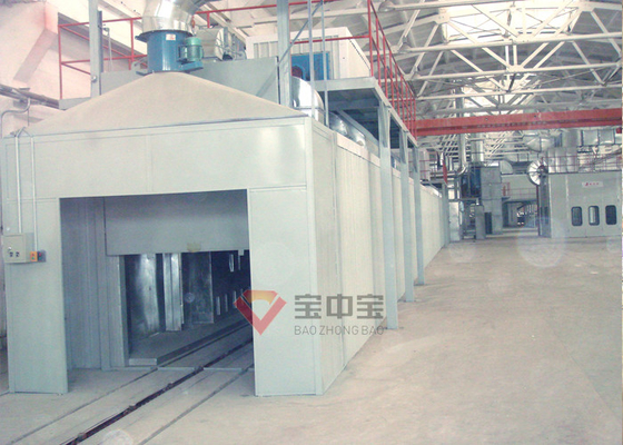 Dây chuyền sơn phun ướt tự động Máy sơn phun tự động trên hệ thống dây chuyền sơn