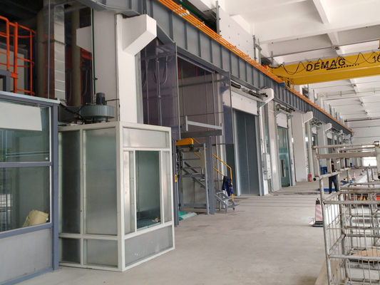 Dây chuyền sản xuất sơn BZB 90 phút đặt với hệ thống sơn màn nước