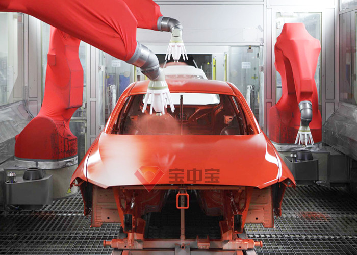 Dây chuyền sơn cơ thể tự động Robot Thiết bị vẽ đường tự động cho xe thương hiệu Sản xuất